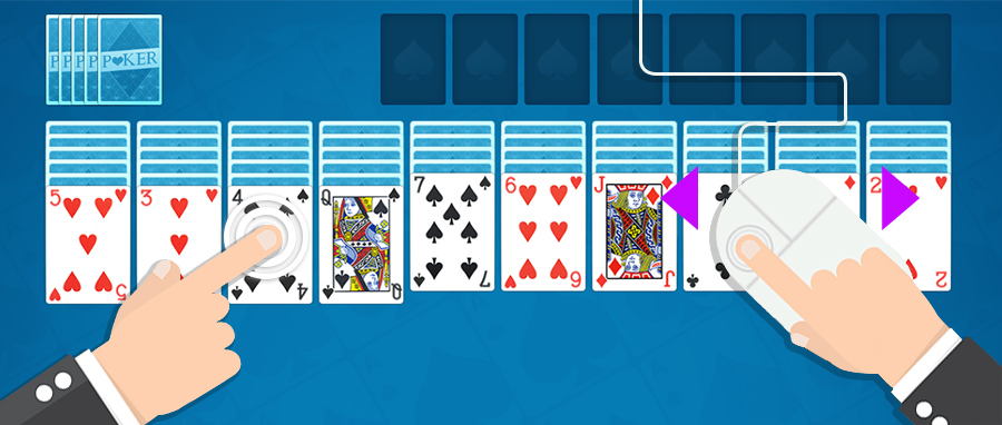 Add at least 1 card to all empty tableau columns before dealing new cards from stock